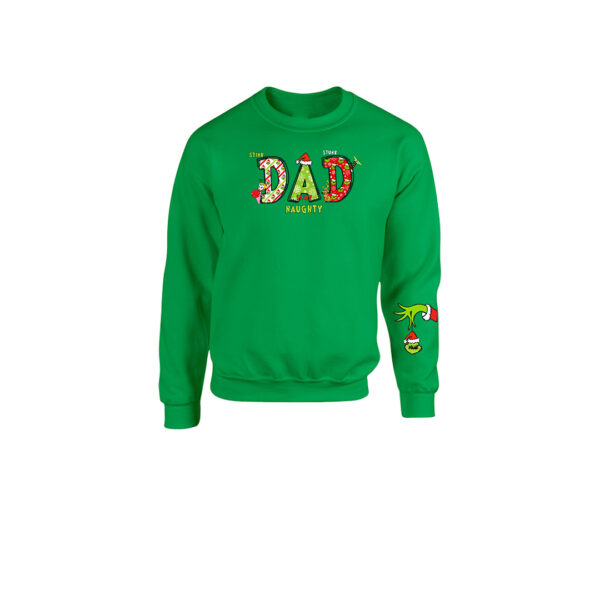 Grinch Dad Sweatshirt - Image 2