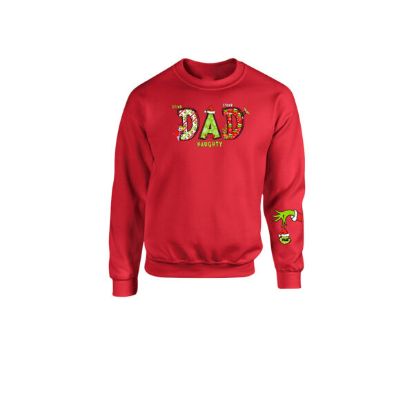 Grinch Dad Sweatshirt - Image 3