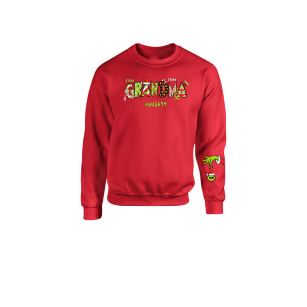 Grinch Grandma Sweatshirt - Image 2